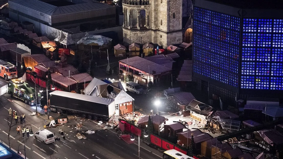 Imagen del ataque terrorista en el centro de Berlín