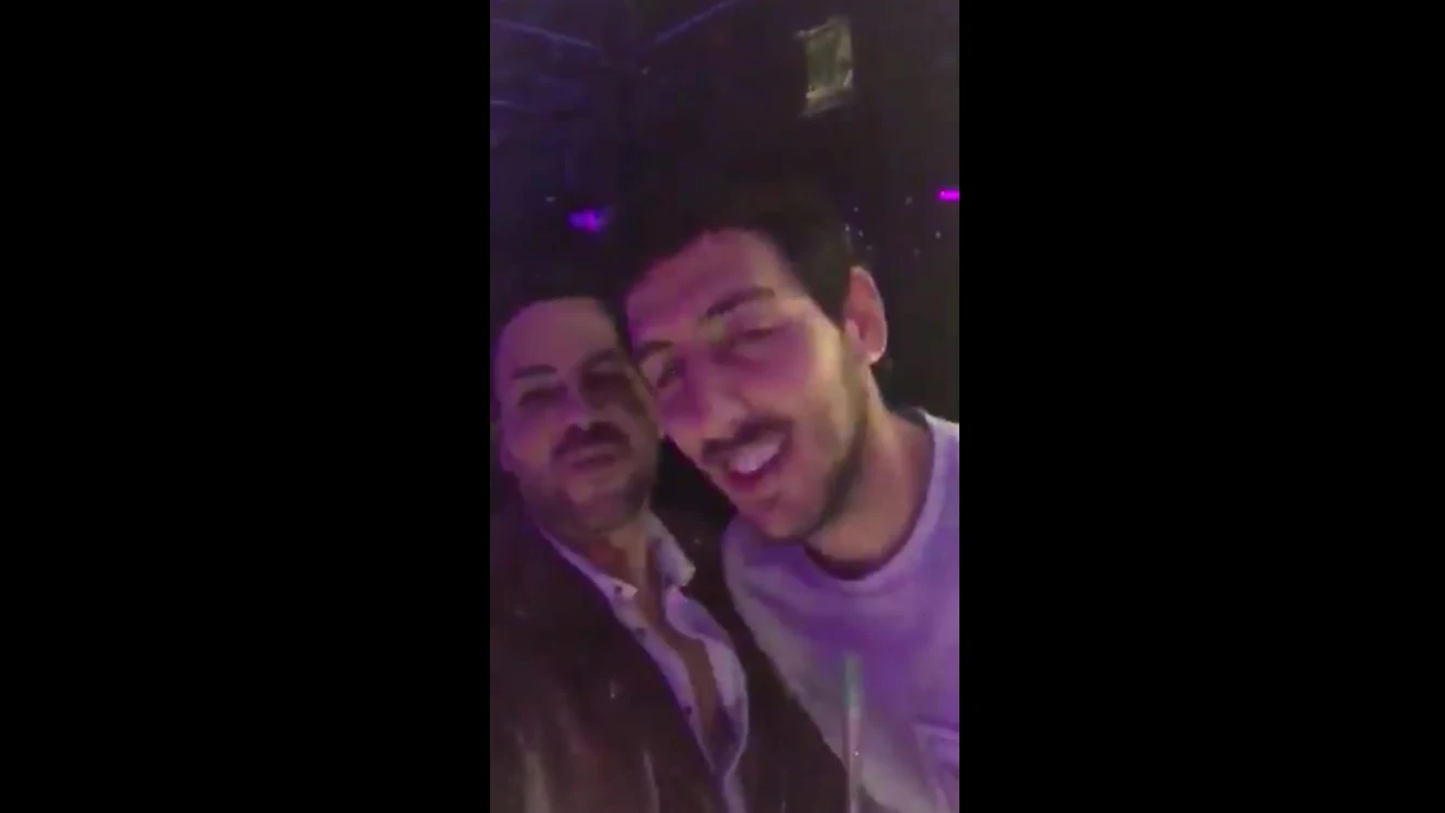 Dani Parejo, pillado ebrio y fumando en una discoteca