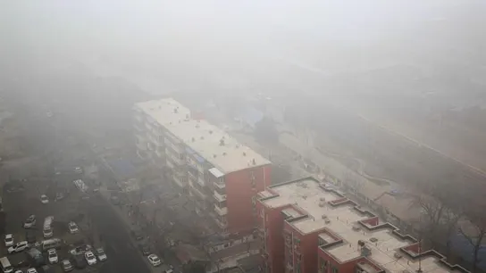 Imagen de la contaminación en China Imagen de la contaminación en China