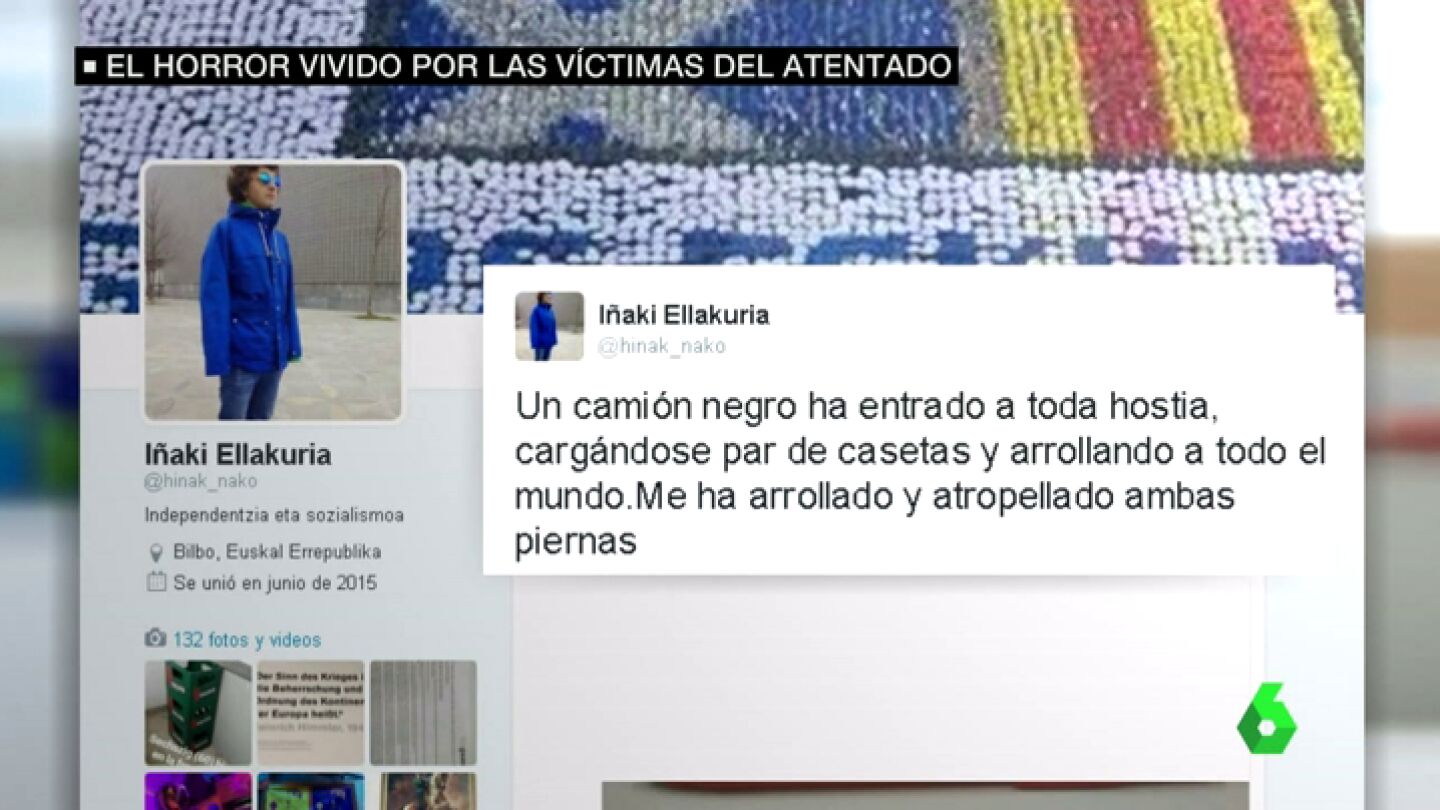 Frame 18.041341 de: Un espa&ntilde;ol, entre los heridos por el atropello de un cami&oacute;n en Berl&iacute;n: "S&oacute;lo me he roto tibia, peron&eacute; y cadera"