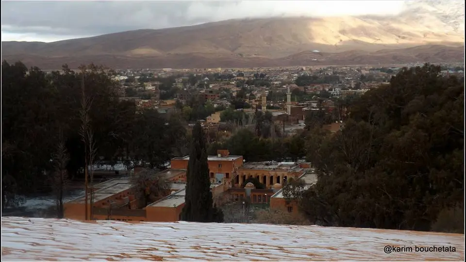 Imagen del Sahara nevado