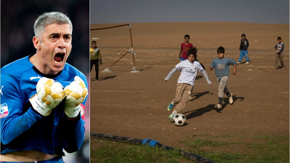 Nikopolidis, entrenador de un equipo de refugiados