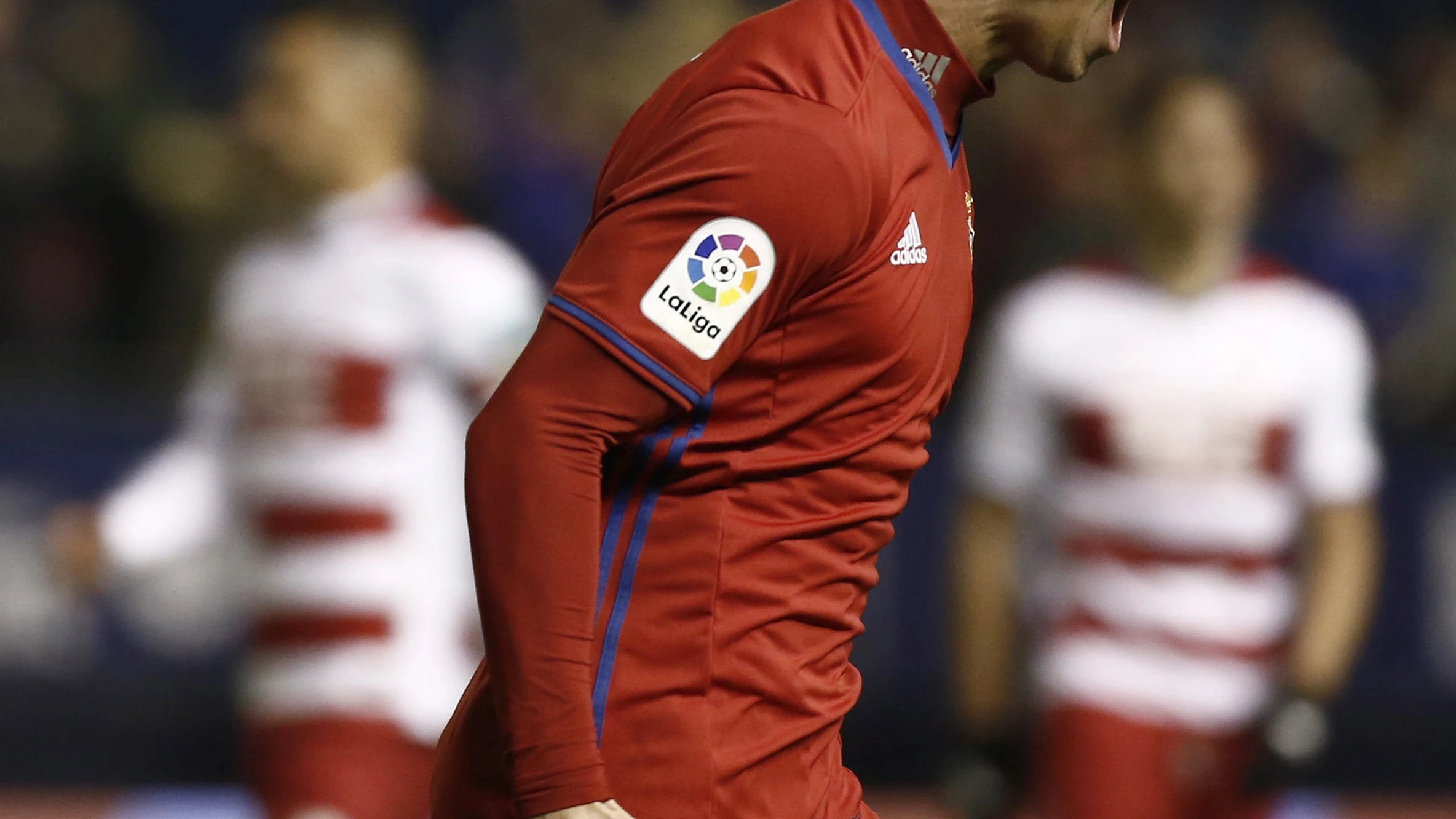 Jaime Romero celebra su gol contra el Granada