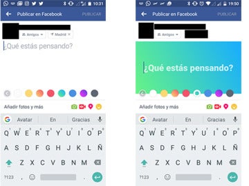 Ya puedes poner color a tus publicaciones de Facebook