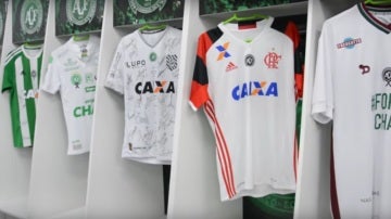 Las camisetas de homenaje de los clubes brasileños por el Chapecoense