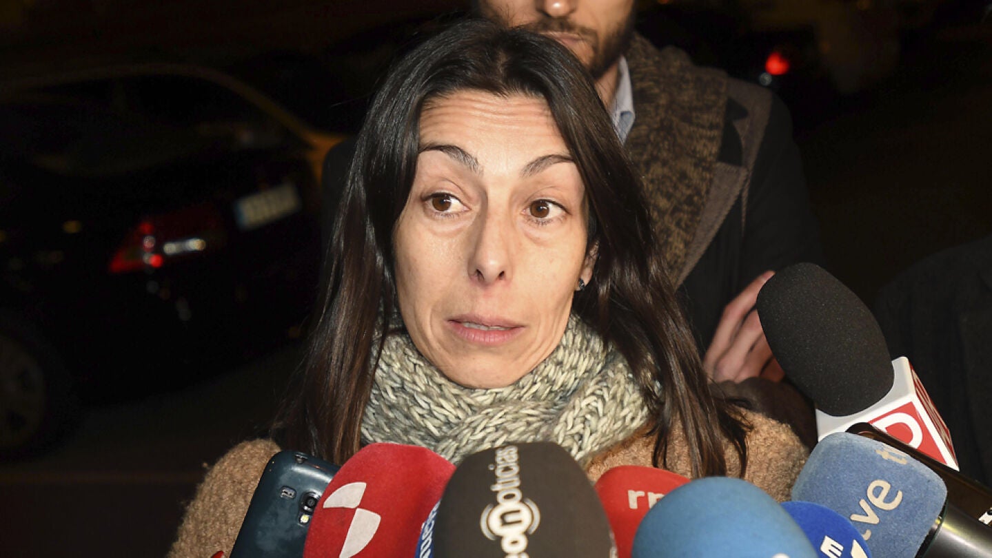 Raquel Gago antes de entrar en prisi&oacute;n