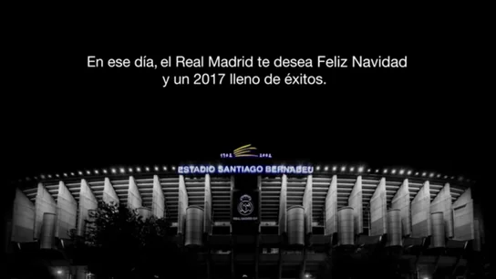 La felicitación navideña del Real Madrid en 2016 La felicitación navideña del Real Madrid en 2016