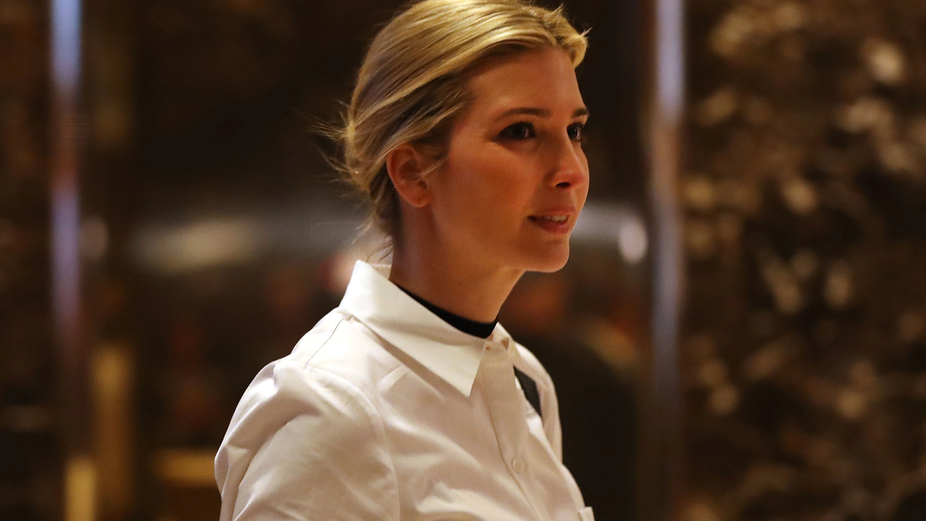 La hija del recién elegido presidente de EEUU, Ivanka Trump