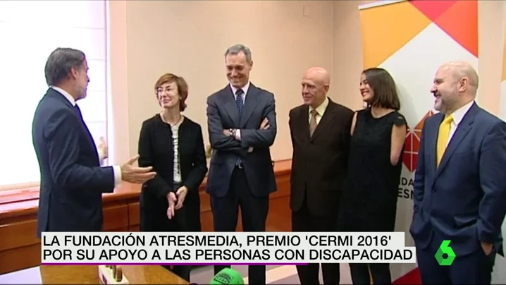 Frame 12.602175 de: La Fundación Atresmedia, premio 'CERMI 2016' por su apoyo a las personas con discapacidad