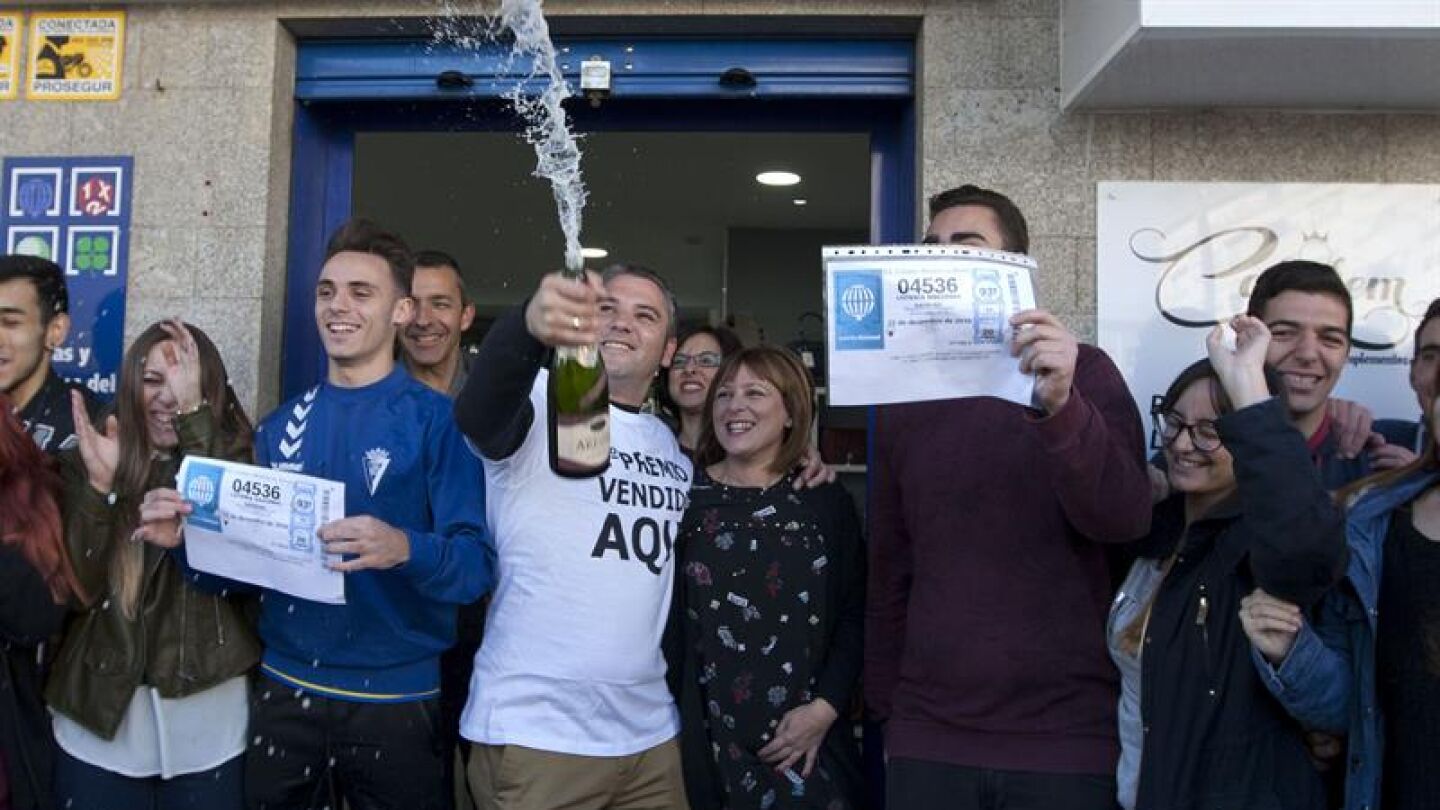 Agraciados con el segundo premio del Sorteo Extraordinario de la Loter&iacute;a de Navidad