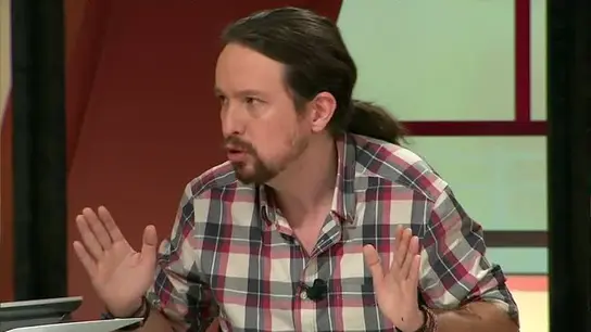 Pablo Iglesias, líder de Podemos, en Al Rojo Vivo Pablo Iglesias, líder de Podemos, en Al Rojo Vivo