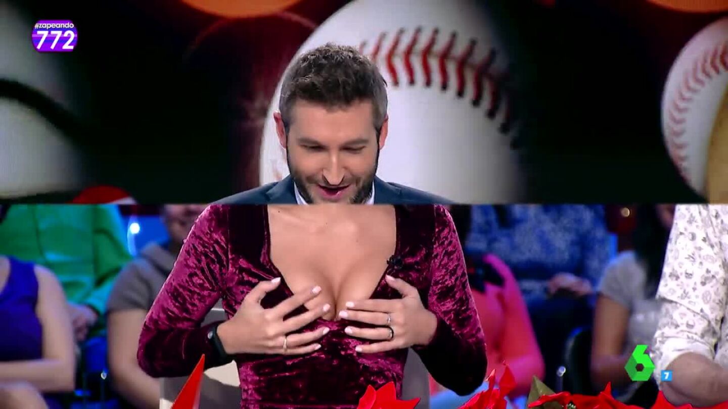 Frank Blanco con el cuerpo de Cristina Pedroche