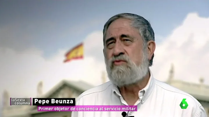 Frame 43.843397 de: Pepe Beunza se acogió a su derecho de rechazar hacer la mili por motivos ideológicos: "Me metieron en el calabozo"