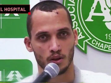 Helio Neto, superviviente del Chapecoense Helio Neto, superviviente del Chapecoense