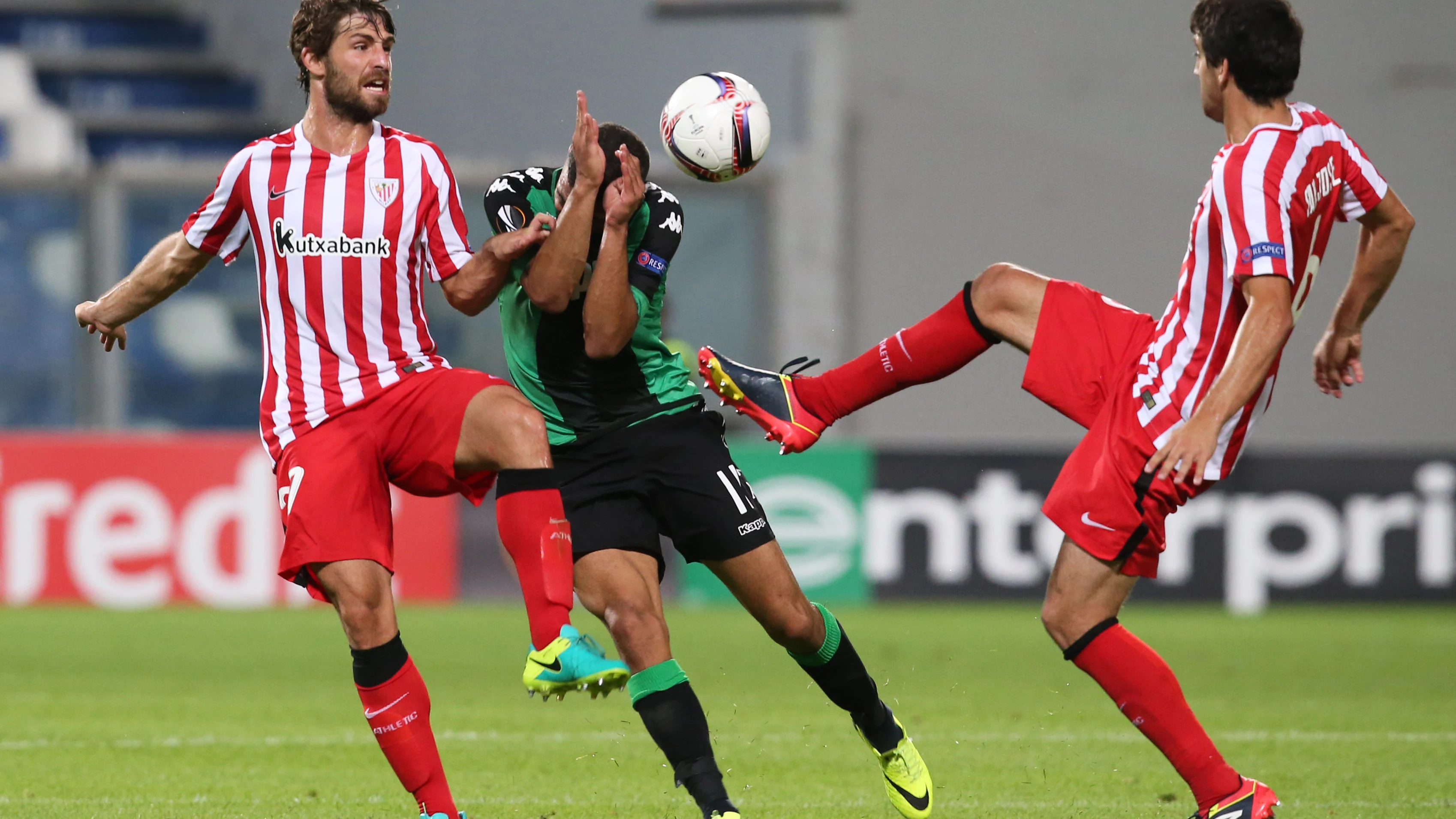 Yeray, durante un partido con el Athletic