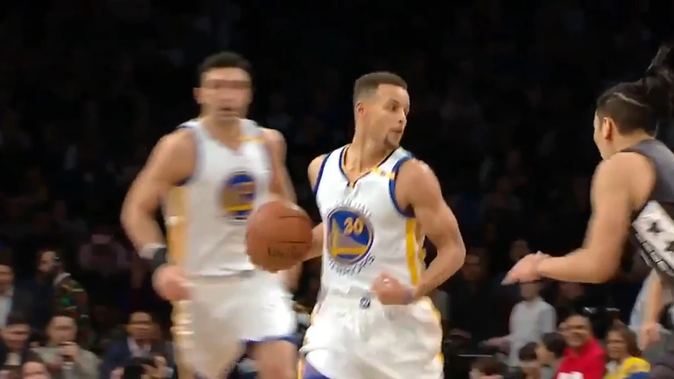 Stephen Curry, en un partido de los Warriors