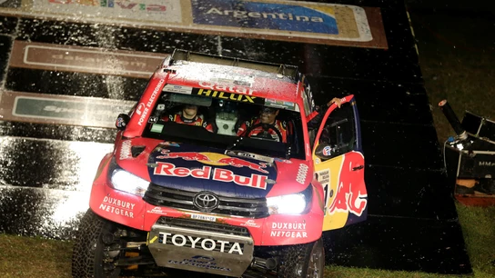 Al-Attiyah, en la salida del Rally Dakar 2017 Al-Attiyah, en la salida del Rally Dakar 2017