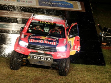 Al-Attiyah, en la salida del Rally Dakar 2017 Al-Attiyah, en la salida del Rally Dakar 2017