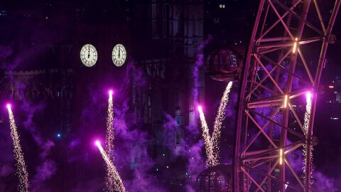Celebración de Año Nuevo en Londres (01-01-2017)