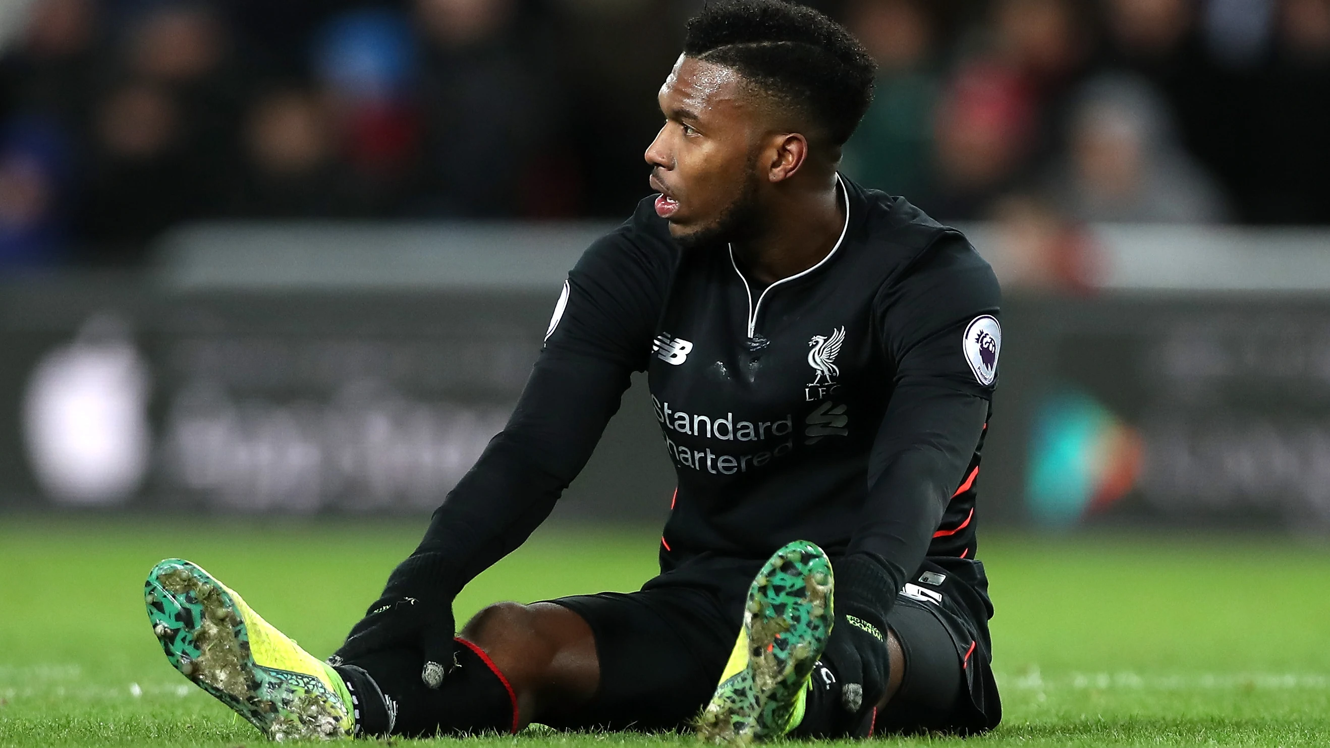 Sturridge durante el partido Sturridge durante el partido
