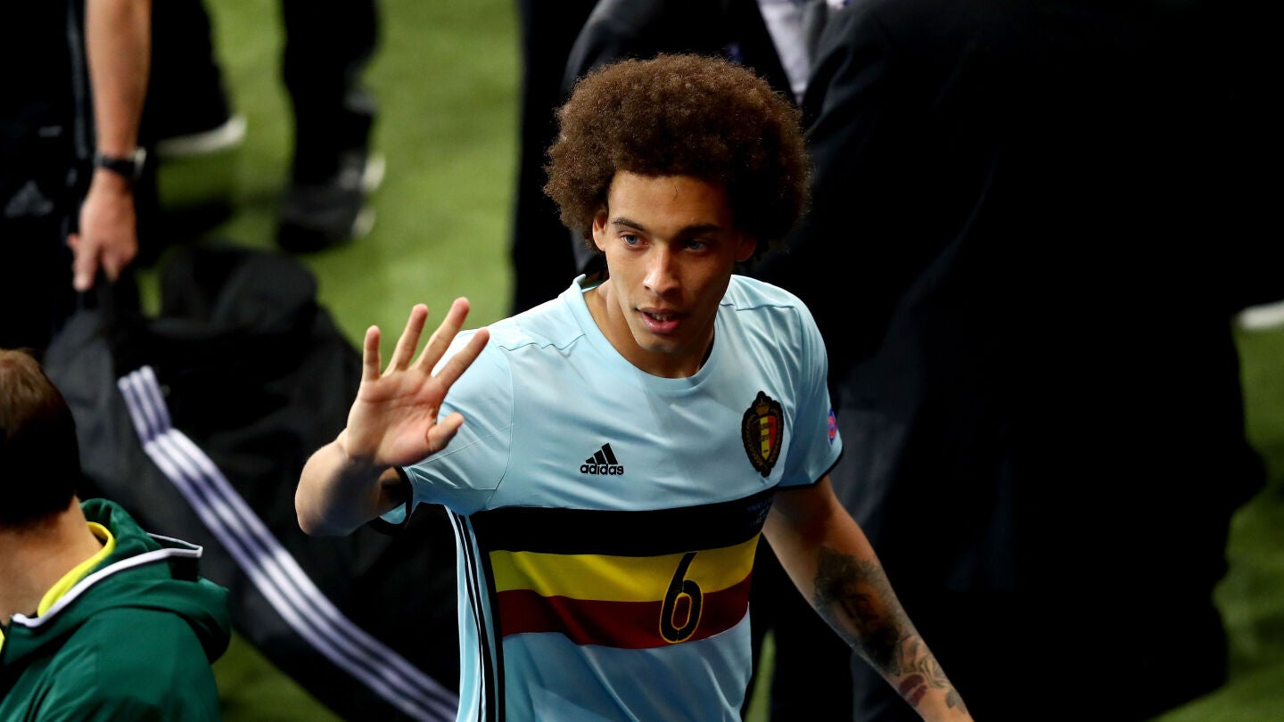 Axel Witsel tras disputar un partido con la selecci&oacute;n de B&eacute;lgica