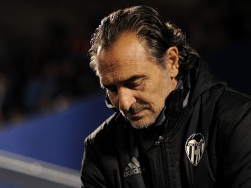 Prandelli en un partido con el Valencia Prandelli en un partido con el Valencia