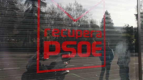Sede de los críticos del PSOE en Ferraz Sede de los críticos del PSOE en Ferraz