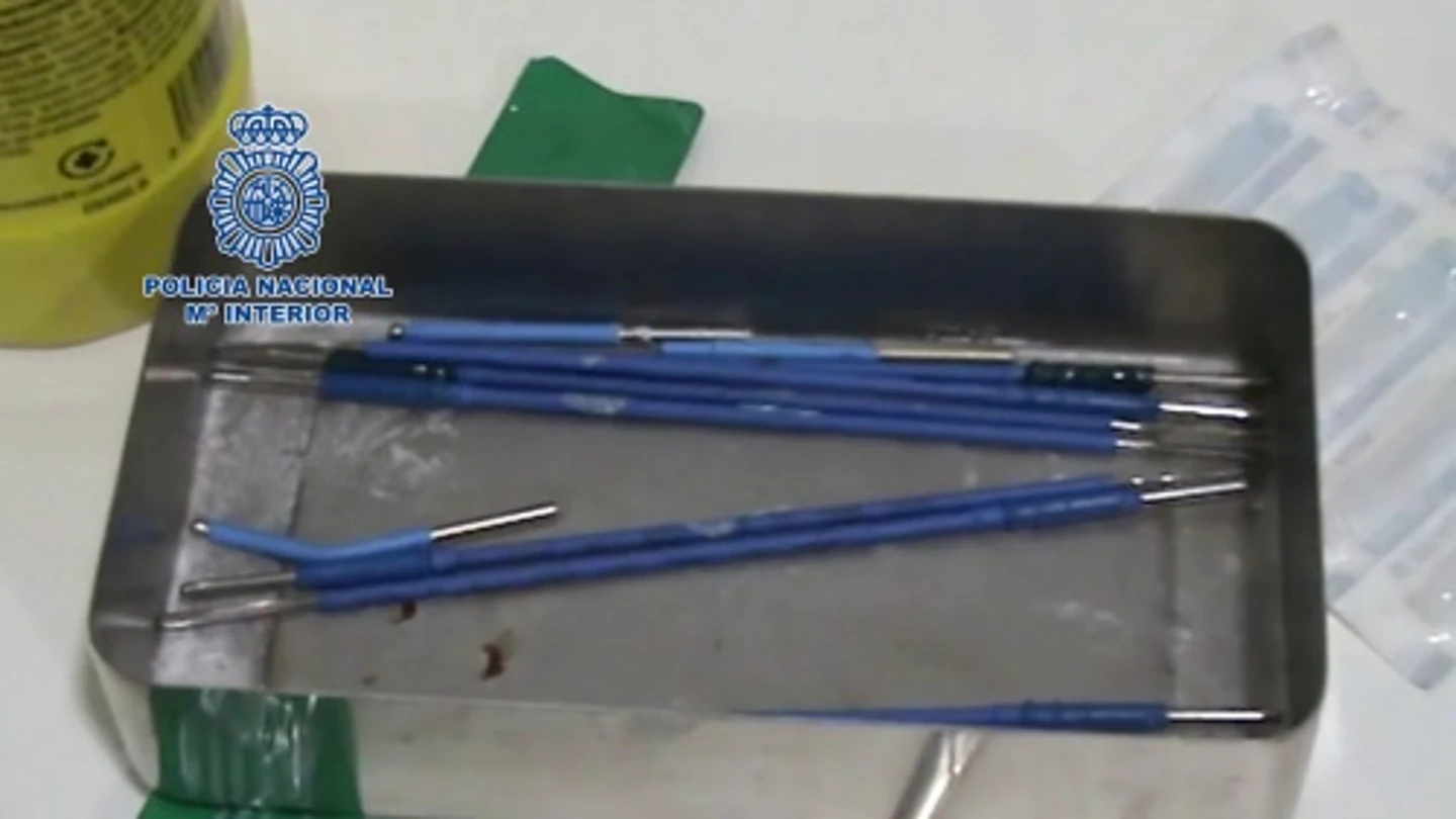 Material incautado por la Policía Nacional Material incautado por la Policía Nacional