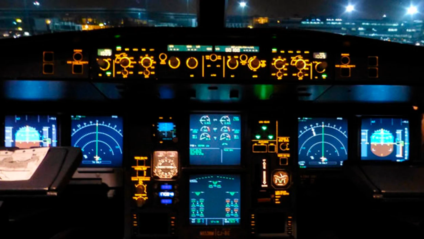 Cabina de un avión Cabina de un avión