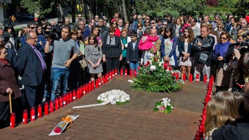 Concentración en recuerdo a las víctimas del Yak-42