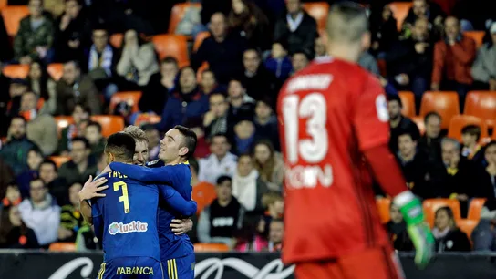 Los jugadores del Celta celebran un gol Los jugadores del Celta celebran un gol