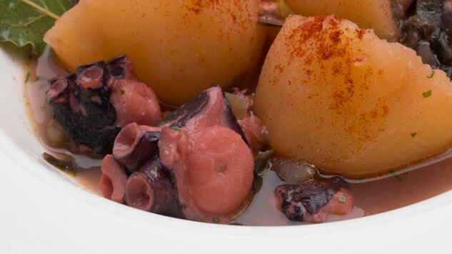 Cazuela de pulpo