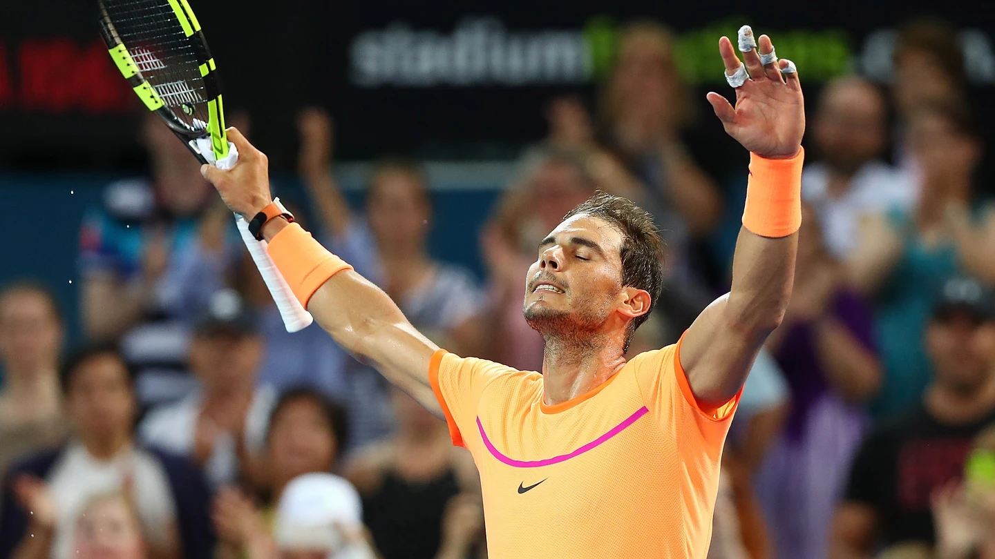 Rafa Nadal, tras debutar con victoria en Brisbane Rafa Nadal, tras debutar con victoria en Brisbane