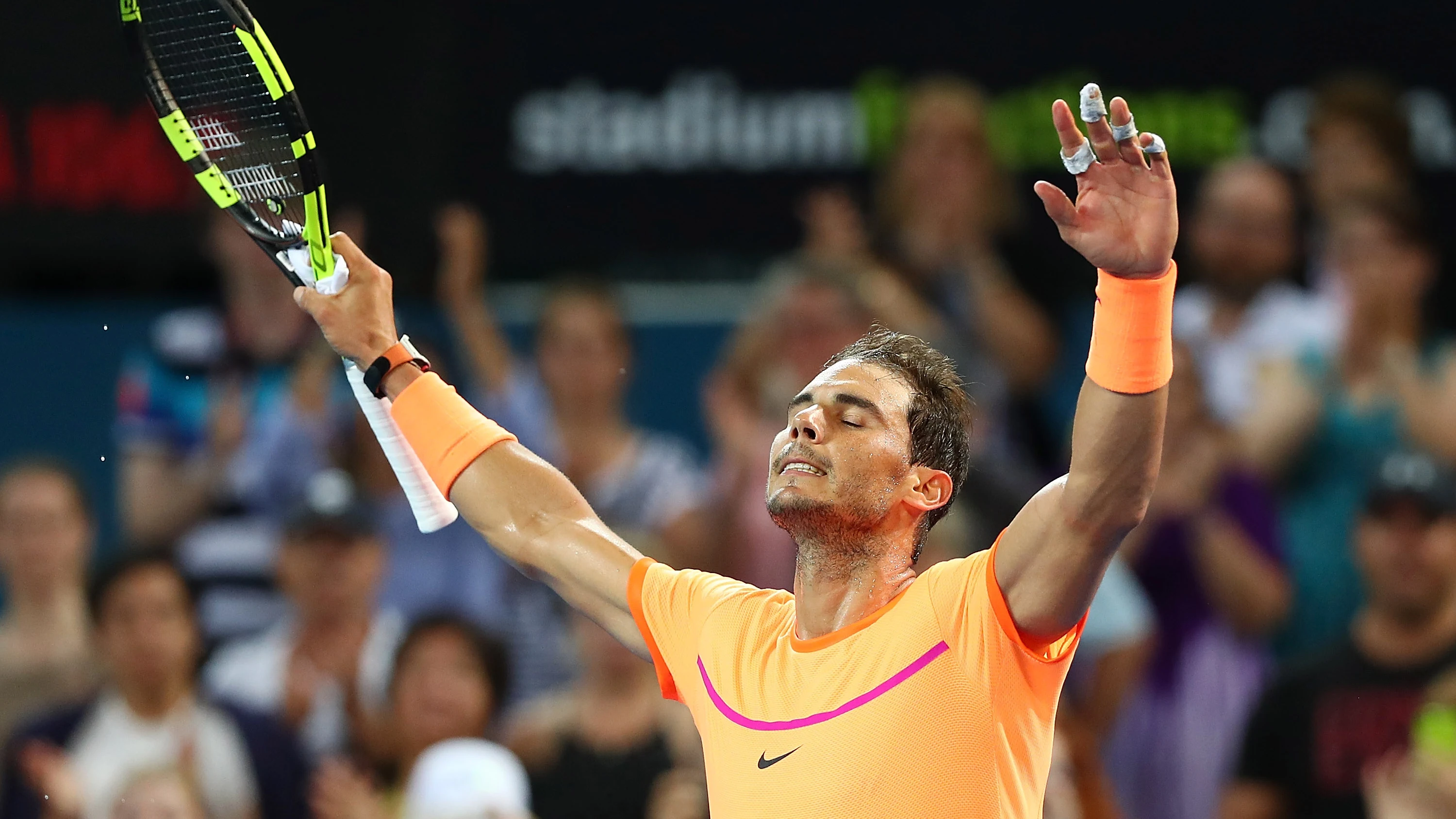 Rafa Nadal, tras debutar con victoria en Brisbane Rafa Nadal, tras debutar con victoria en Brisbane