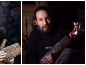 Homenaje de Pablo Iglesias a la 'mujer del leño' Homenaje de Pablo Iglesias a la 'mujer del leño'