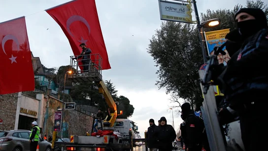 Dispositivo policial en las calles de Estambul Dispositivo policial en las calles de Estambul