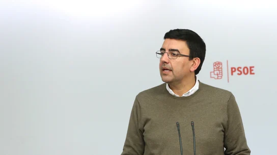 Mario Jiménez, portavoz de la gestora del PSOE Mario Jiménez, portavoz de la gestora del PSOE