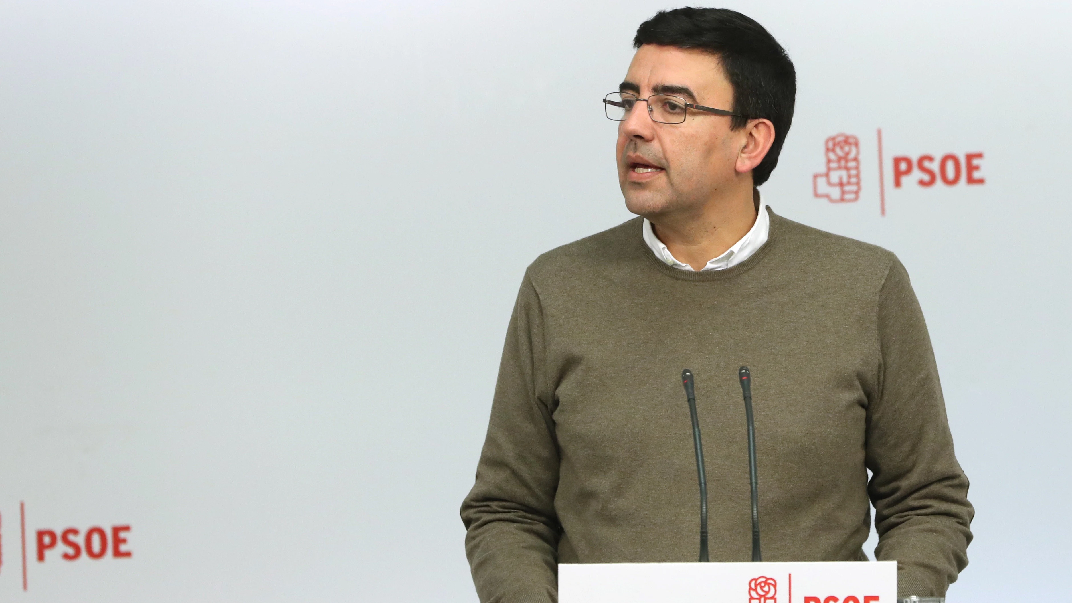 Mario Jiménez, portavoz de la gestora del PSOE