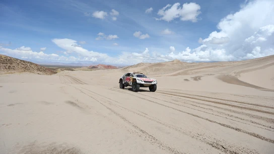 Cyril Despres en la cuarta etapa del Rally Dakar Cyril Despres en la cuarta etapa del Rally Dakar