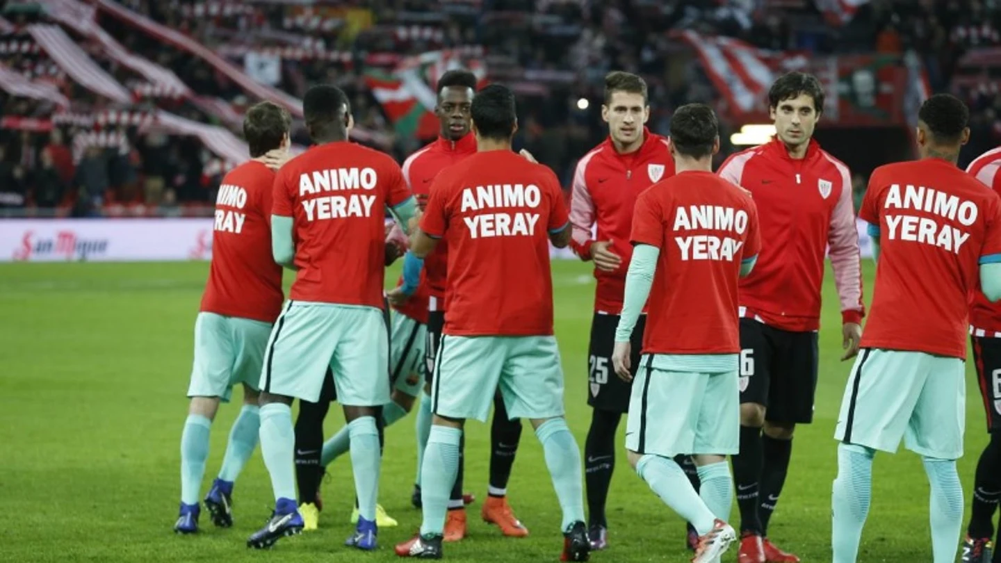 Ánimo Yeray Álvarez, las camisetas del Barça Ánimo Yeray Álvarez, las camisetas del Barça