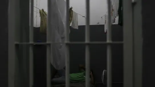 Imagen de archivo de una celda de una cárcel Imagen de archivo de una celda de una cárcel de Brasil