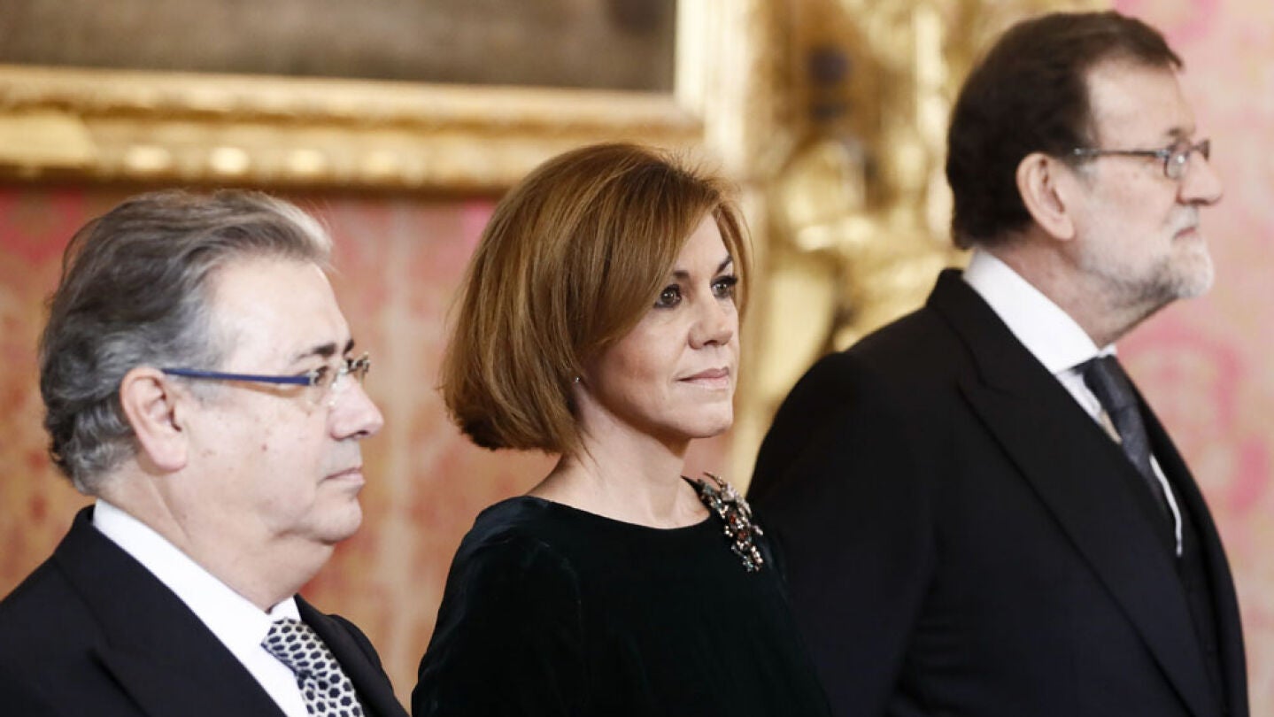 Zoido, Cospedal y Rajoy