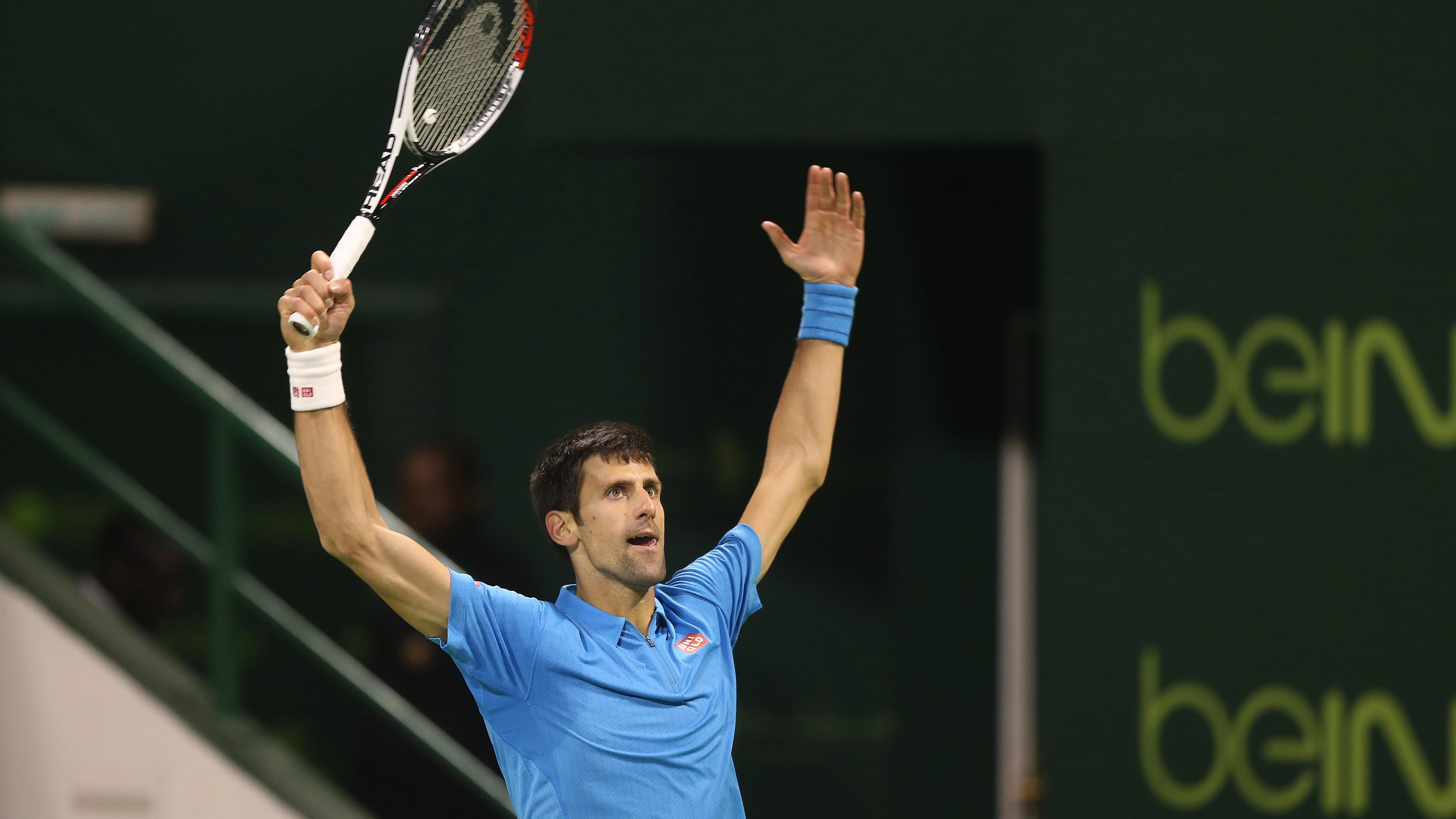 Djokovic durante el partido frente a Verdasco