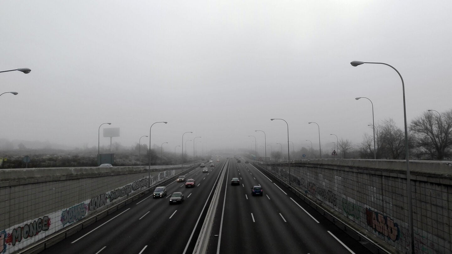 Bancos de niebla en la M-40
