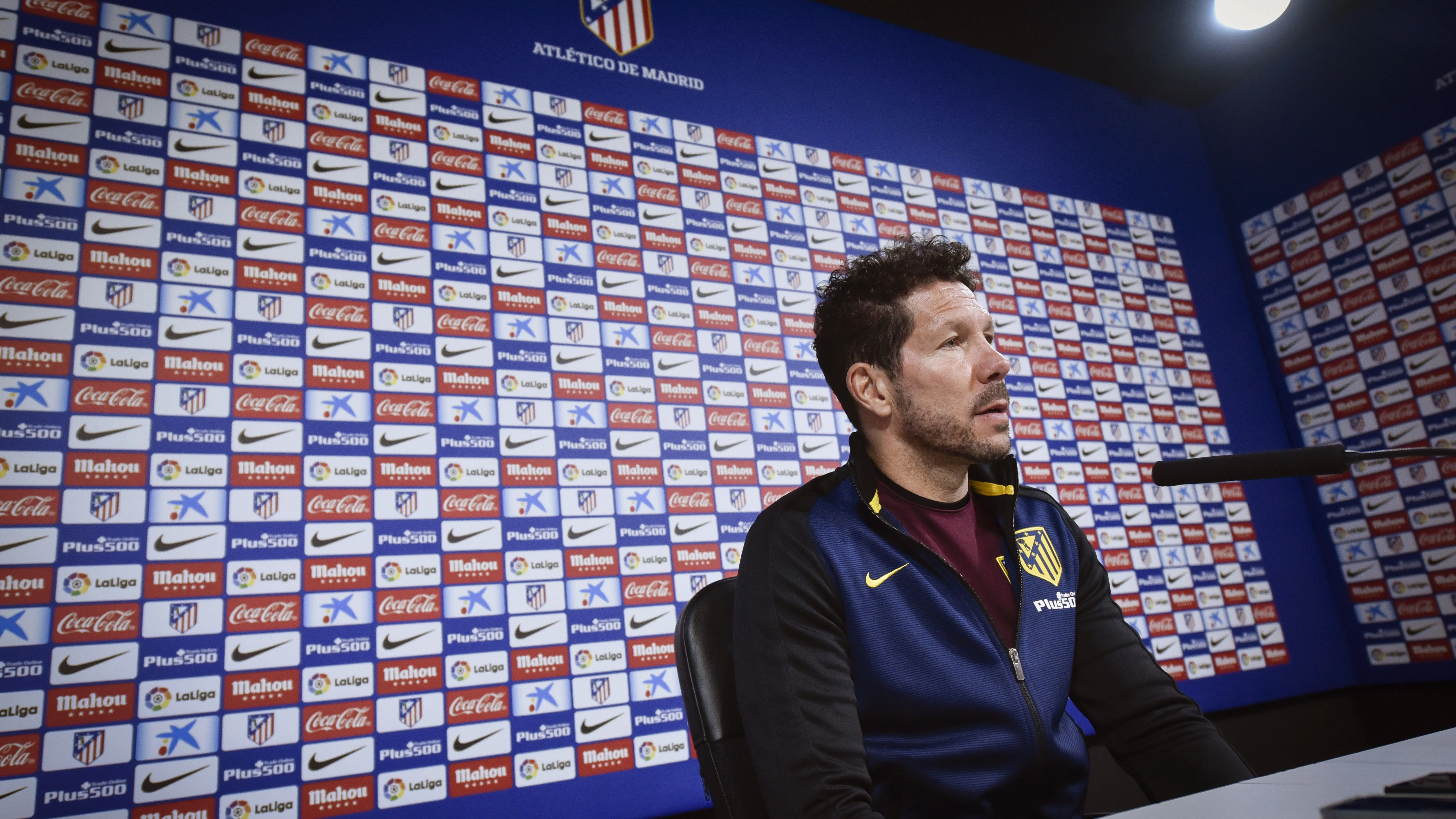 Simeone en rueda de prensa Simeone en rueda de prensa