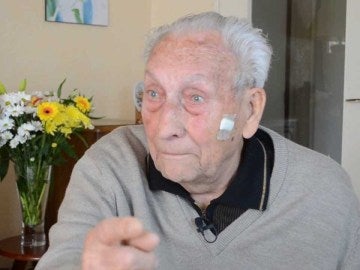 José Alcubierre, superviviente español de Mauthausen José Alcubierre, superviviente español de Mauthausen