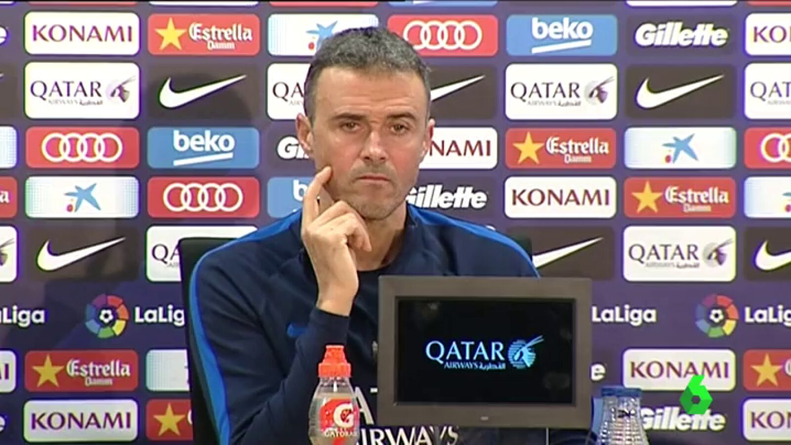 Frame 0.0 de: Luis Enrique: "Hay margen de error pero no estamos donde queremos estar"
