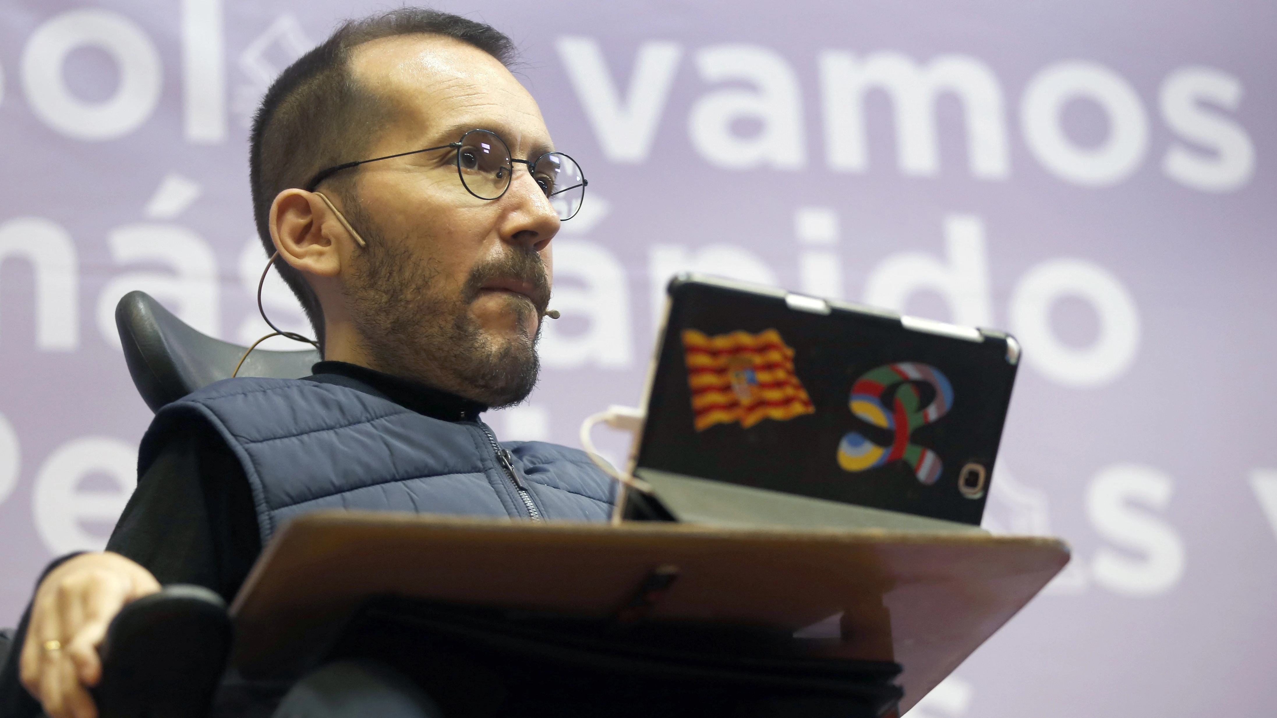 El secretario de Organización de Podemos, Pablo Echenique