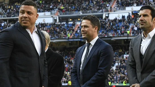 Owen, Ronaldo y Figo Owen, Ronaldo y Figo