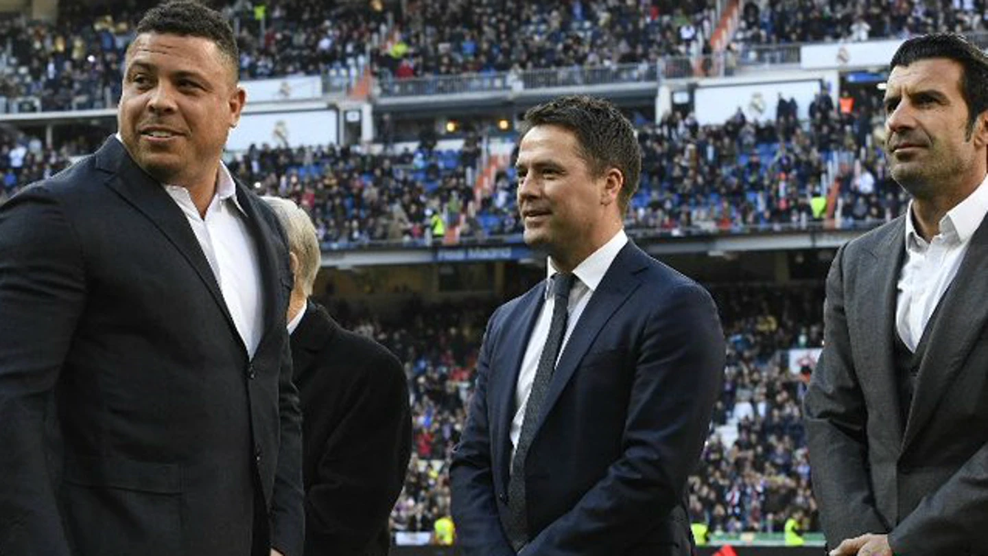 Owen, Ronaldo y Figo Owen, Ronaldo y Figo